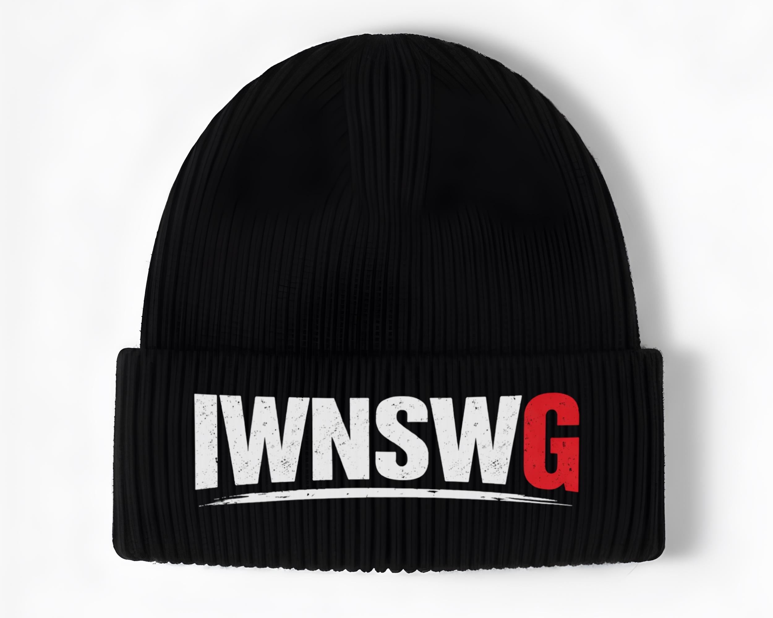 Embroidered “I Want No Smoke With God” Beanie, Christian Streetwear, Faith Statement