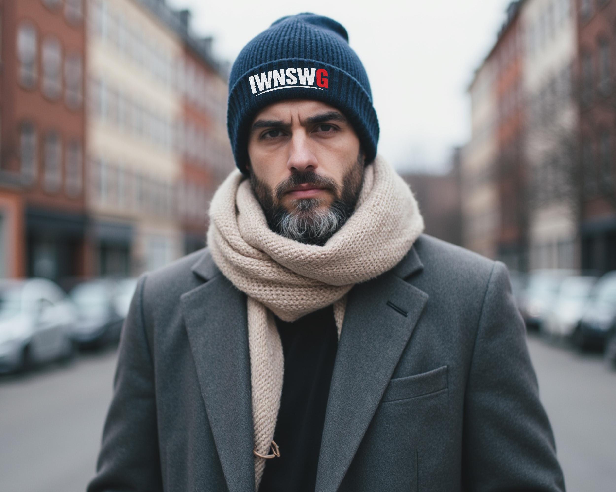 Embroidered “I Want No Smoke With God” Beanie, Christian Streetwear, Faith Statement