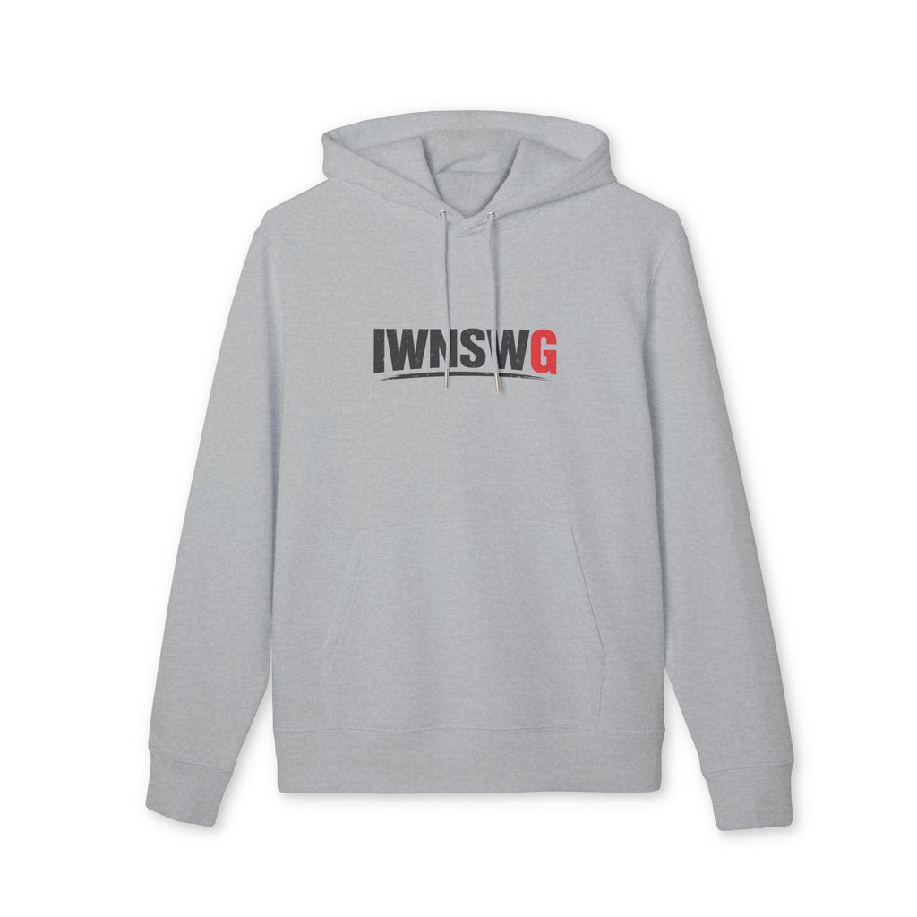 IWNISWG text logo Hoodie | Minimal Graphic Pullover
