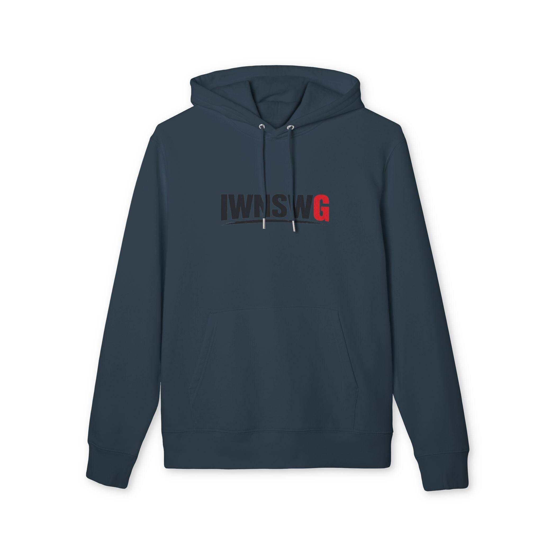 IWNISWG text logo Hoodie | Minimal Graphic Pullover