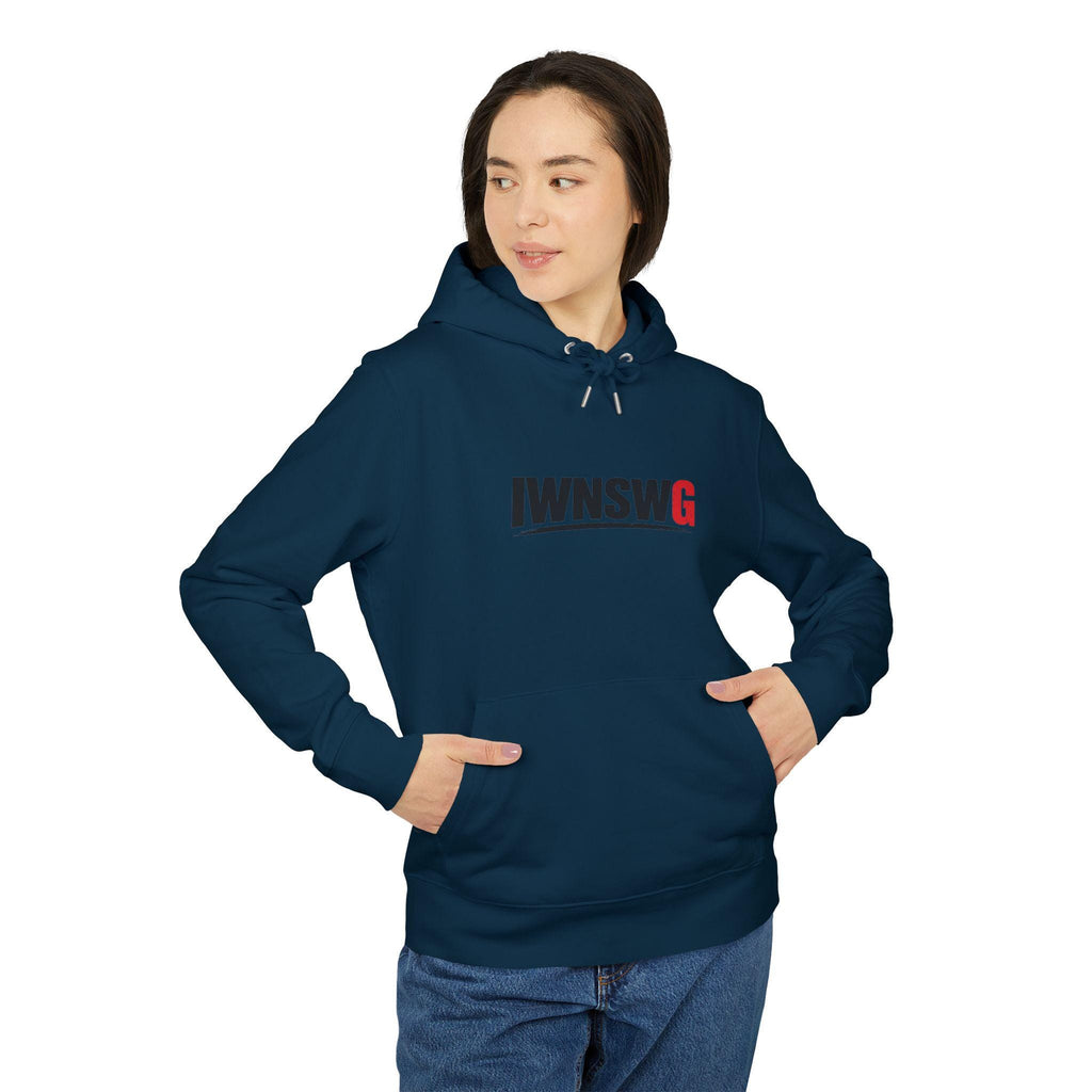 IWNISWG text logo Hoodie | Minimal Graphic Pullover