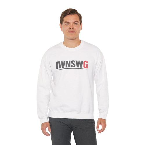 I Want No Smoke With God Crewneck Sweatshirt | IWNSWG Faith Graphic