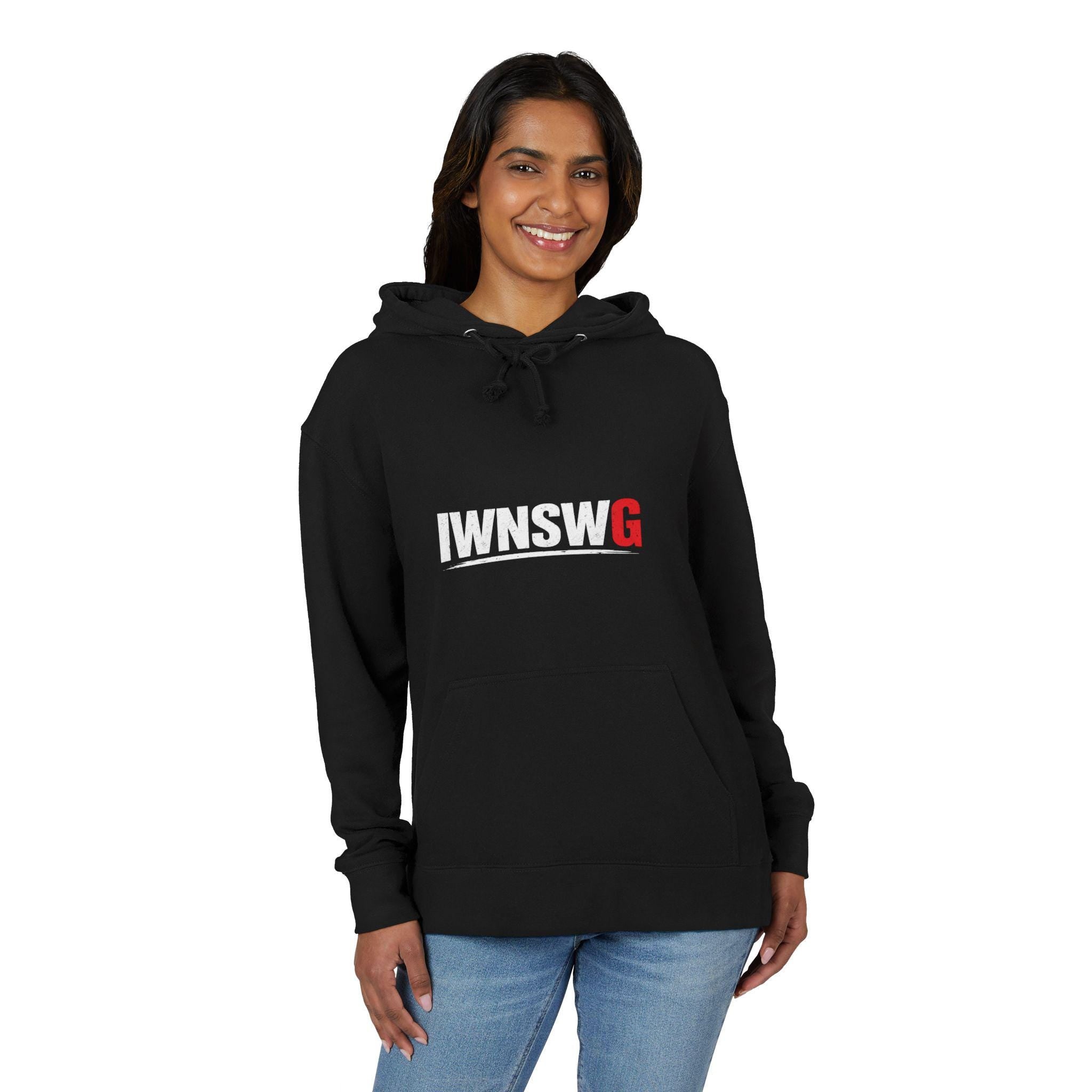 I Want No Smoke With God Hoodie | Religious Faith Statement, Bold Typography