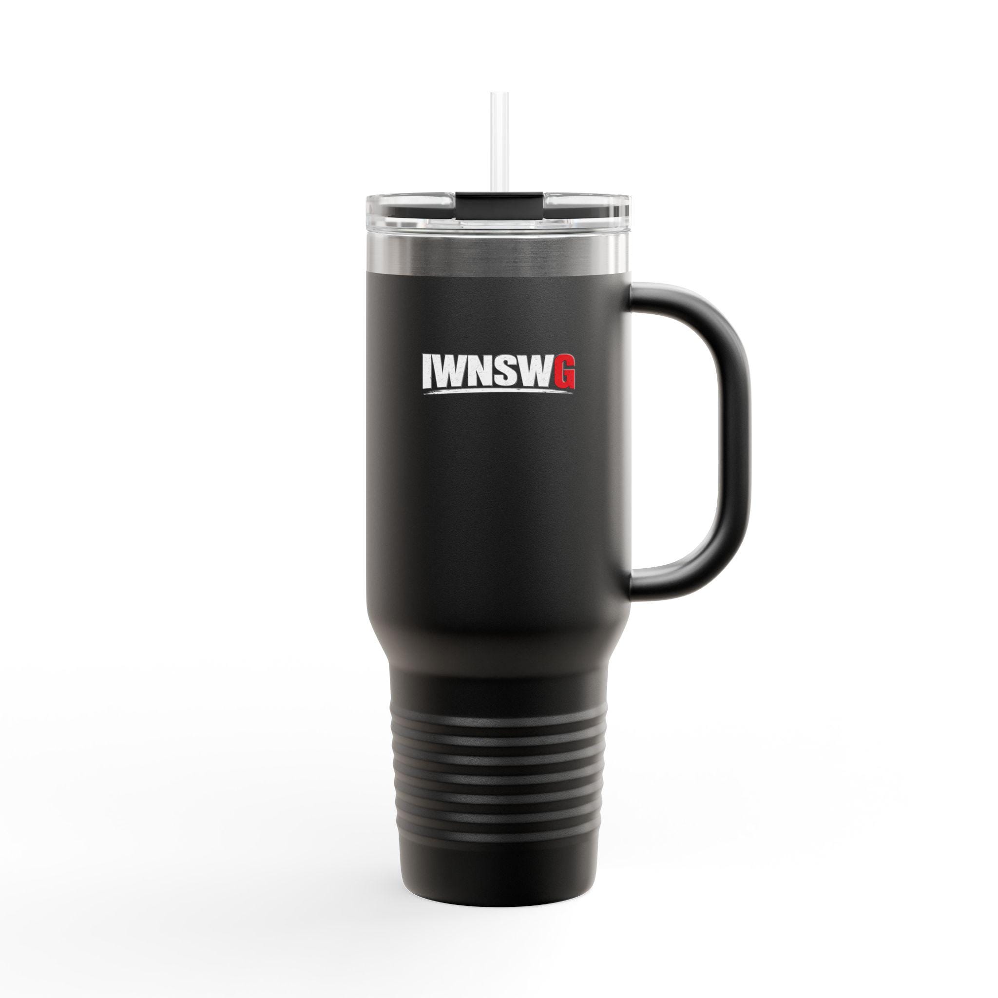 I WNSW Logo 40oz Travel Mug | Insulated Stainless Tumbler