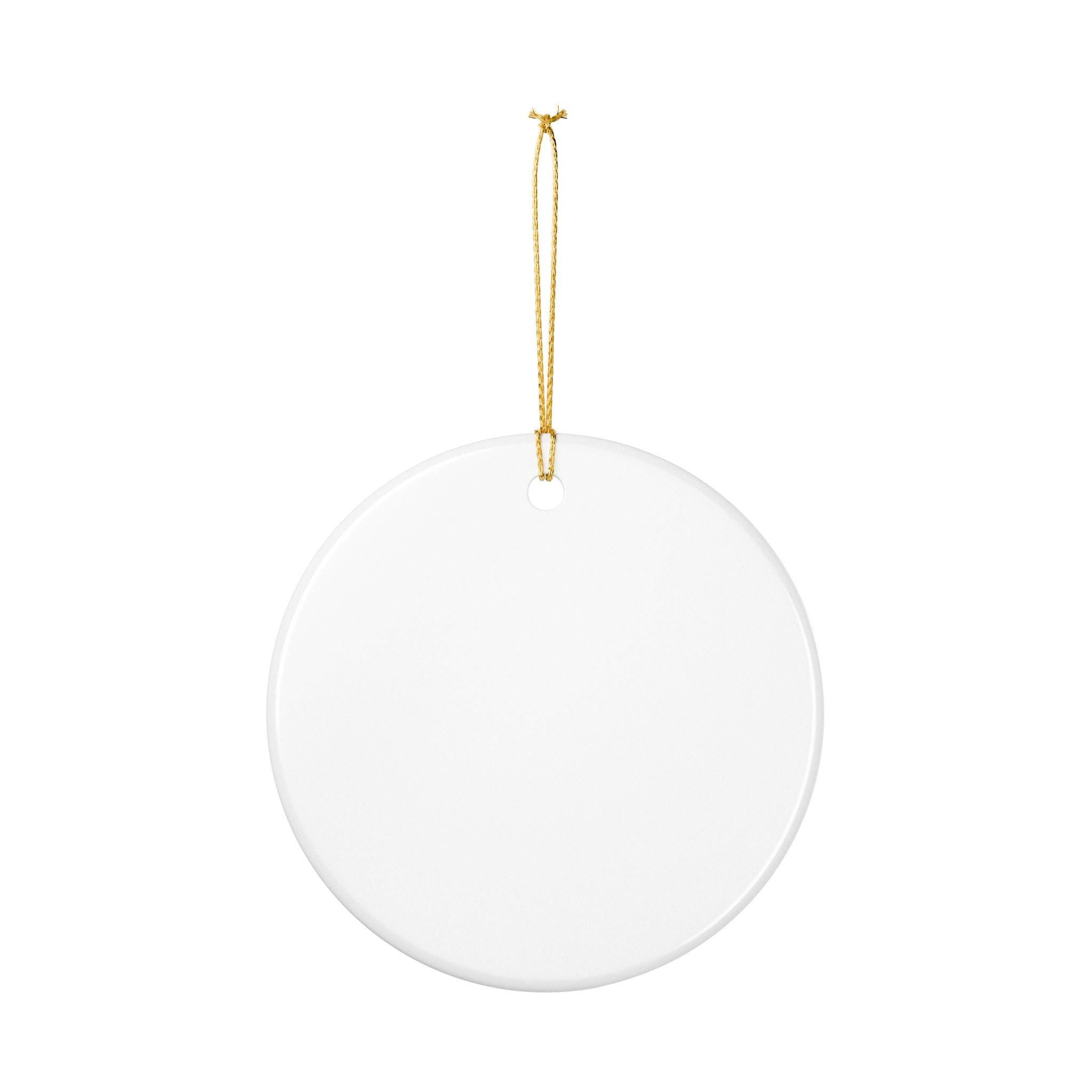 I Want No Smoke With God Ceramic Ornament | Religious Quote Ornament