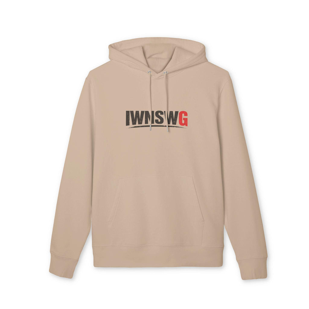 IWNISWG text logo Hoodie | Minimal Graphic Pullover