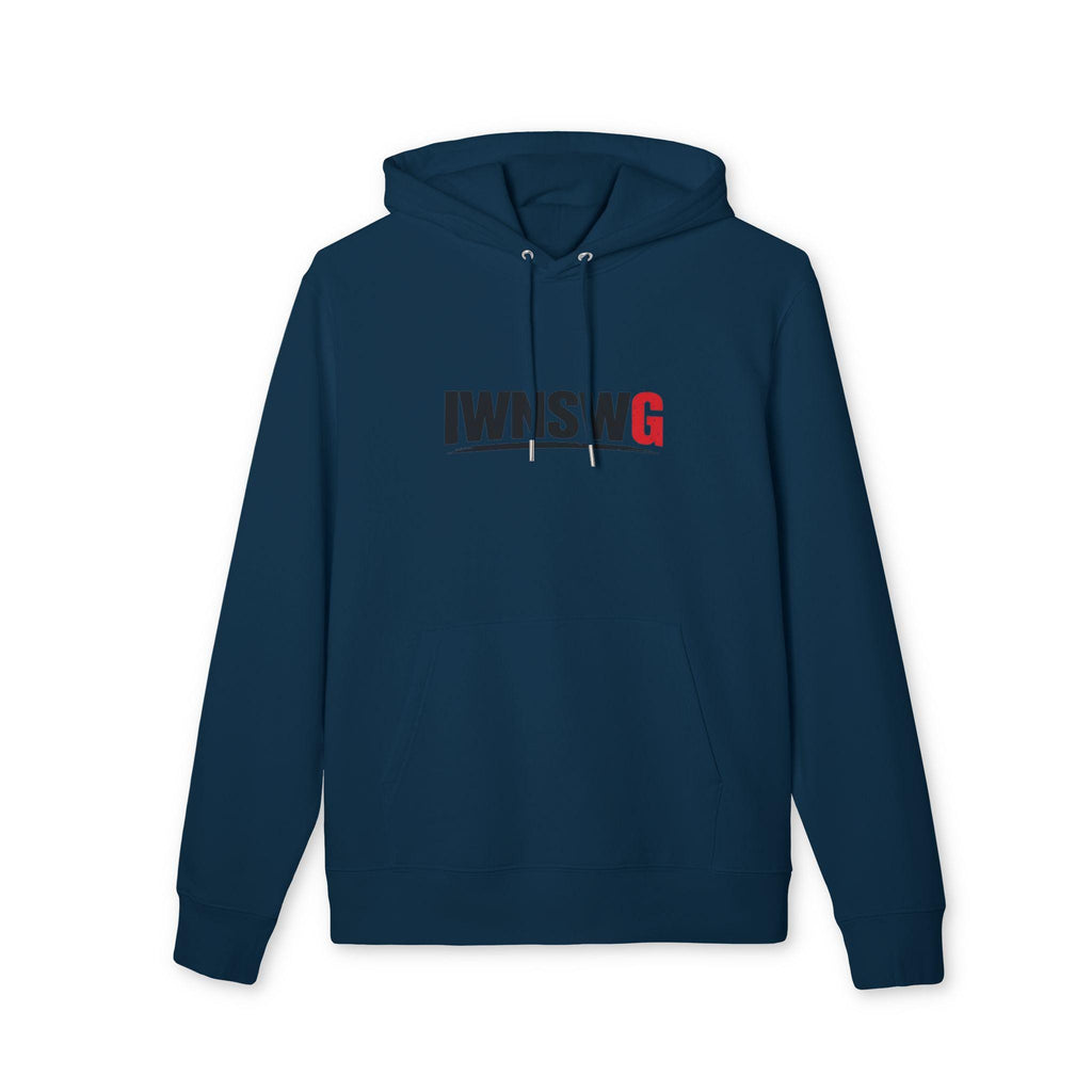 IWNISWG text logo Hoodie | Minimal Graphic Pullover