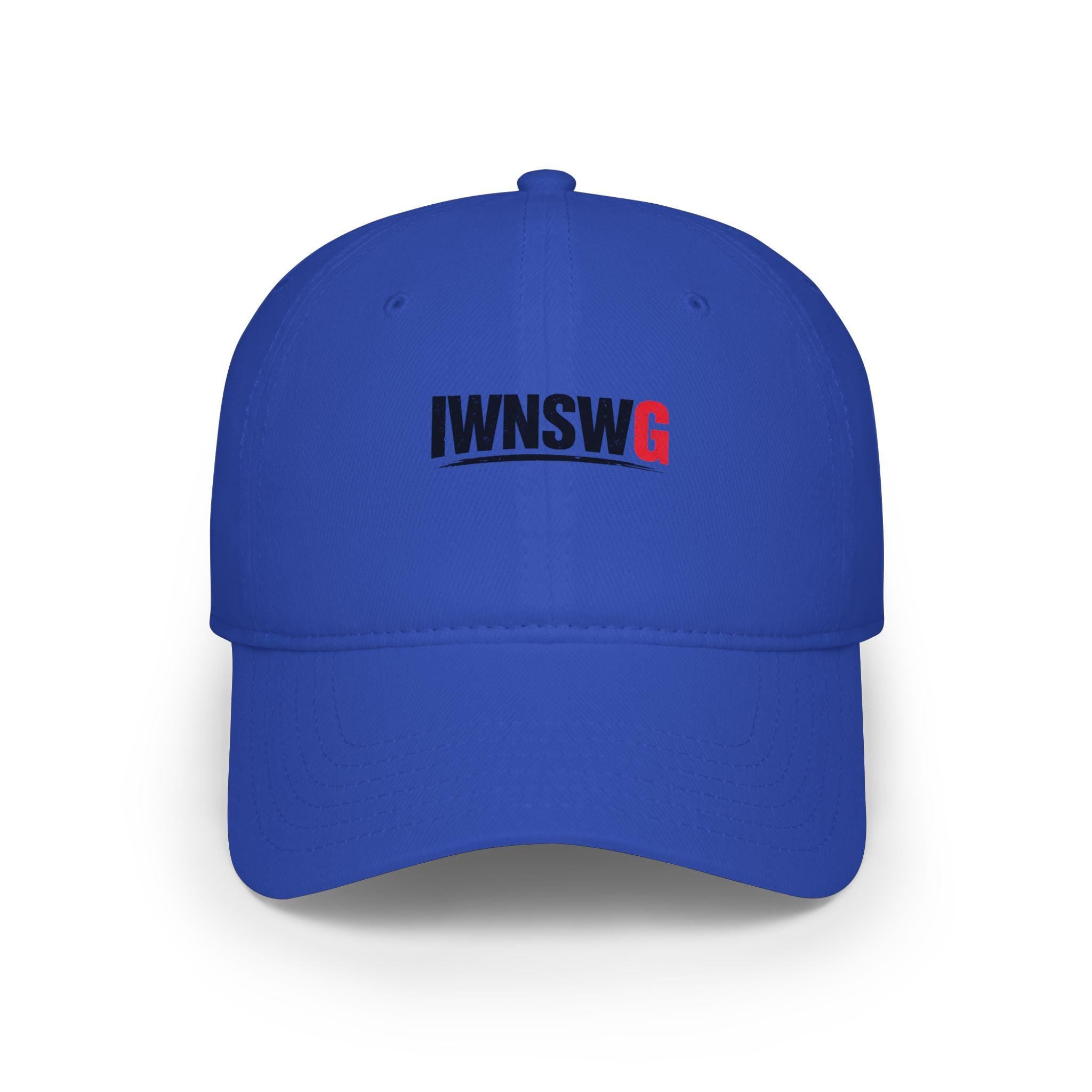 IWNSWG Logo Cap | Low Profile Baseball Cap, Embroidered Text