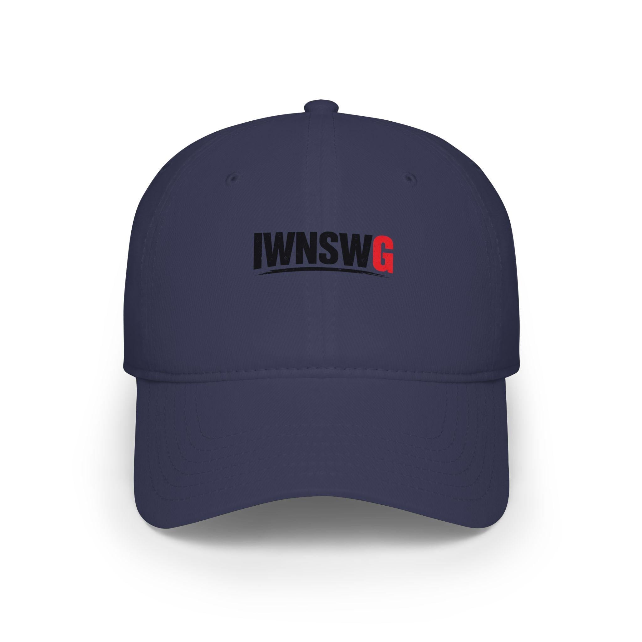 IWNSWG Logo Cap | Low Profile Baseball Cap, Embroidered Text