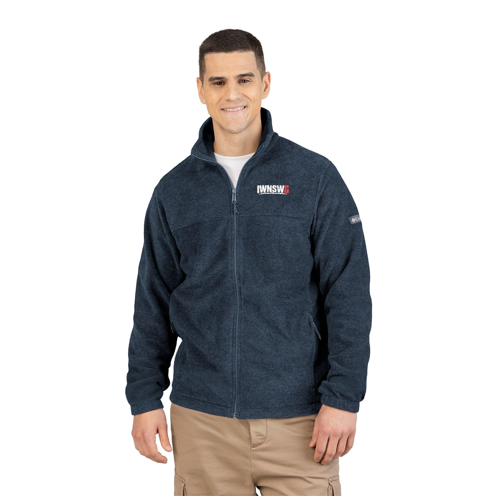 Small Logo Embroidered Fleece Jacket | Columbia Fleece Jacket