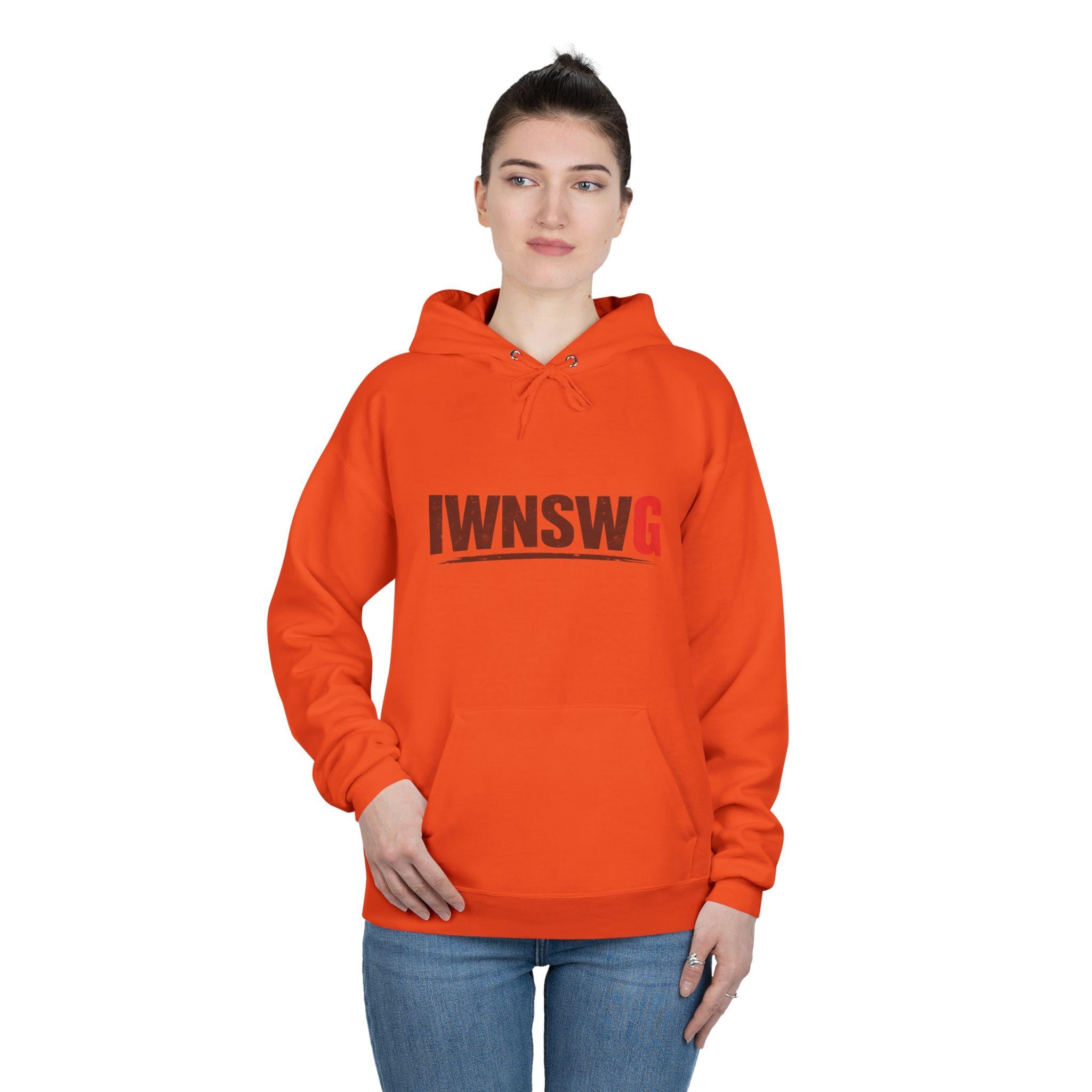 I Want No Smoke With God Hoodie | IWNSWG Typography Pullover